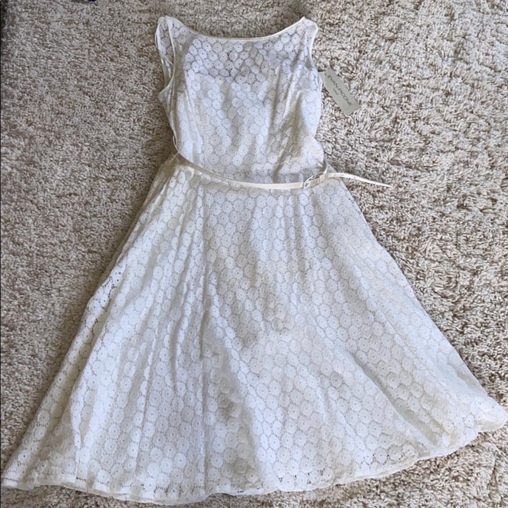 Cream lace dress